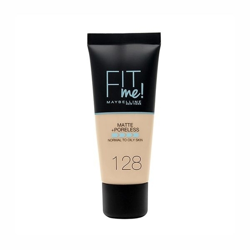 Product Maybelline Fit Me Matte + Poreless Foundation 30ml - 128 Warm Nude  base image