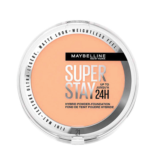 Product Maybelline SuperStay 24h Powder Foundation 9g - 21 Nude Beige base image