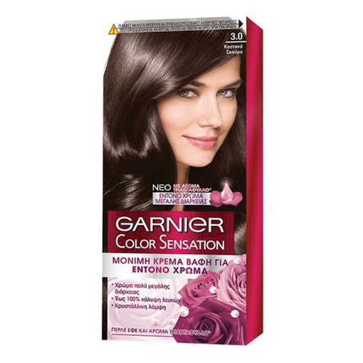 Product Garnier Color Sensation 110ml - 3.0 Καστανό Σκούρο base image