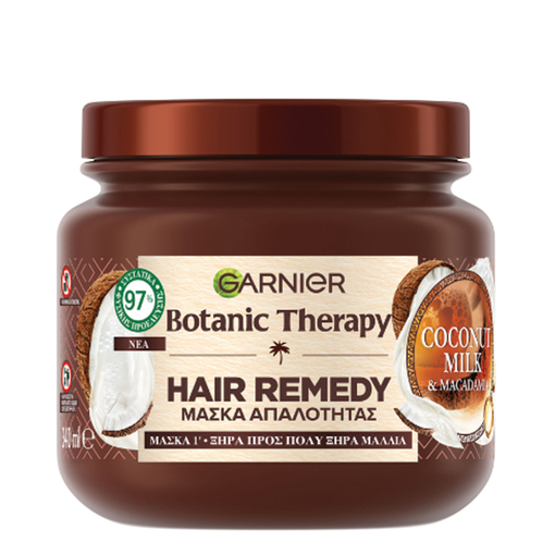 Product Garnier Botanic Therapy Coconut Milk & Macadamia Μάσκα για Απαλά Μαλλιά & Θρέψη 340ml base image