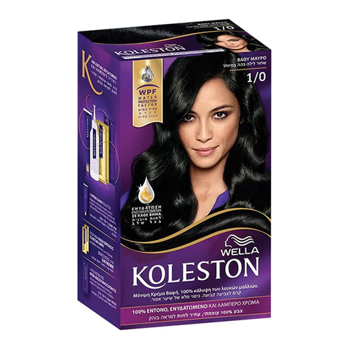 Product Wella Koleston Βαφή Μαλλιών 50ml - Νο 1/0 Βαθύ Μαύρο base image