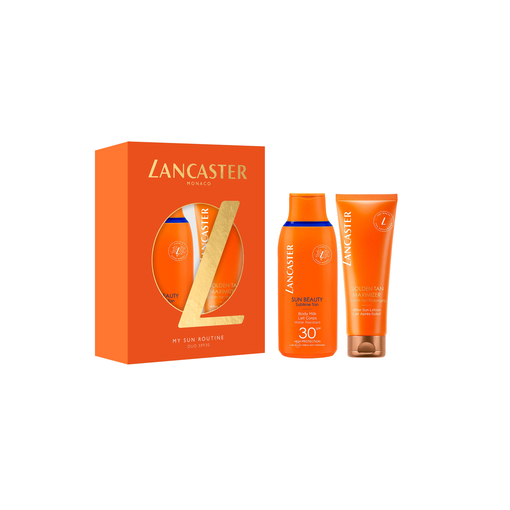 Product Lancaster My Sun Routine Duo Spf 30 Gift Set Body Milk Spf30 175ml & Tan Maximizer 125ml base image