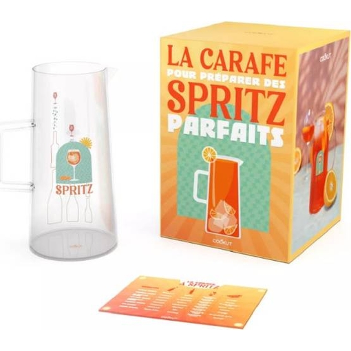Product Cookut Κανάτα Σερβιρίσματος Γυάλινη Spritz OS 700ml Λευκή base image
