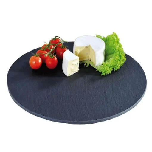 Product Kesper Tile - Serving Plate Stone Round 38112 F35,5cm Anthracite base image