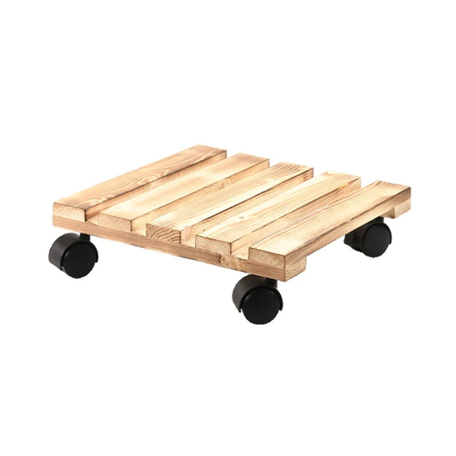 Product Kesper Wooden Wheel Base 30x30x8cm Pine Wood base image