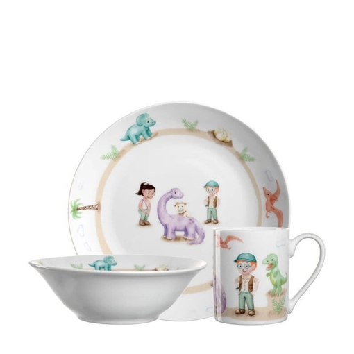 Product Leonardo Σετ Φαγητού Dino Bambini από Πορσελάνη Πολύχρωμο 3τμχ base image