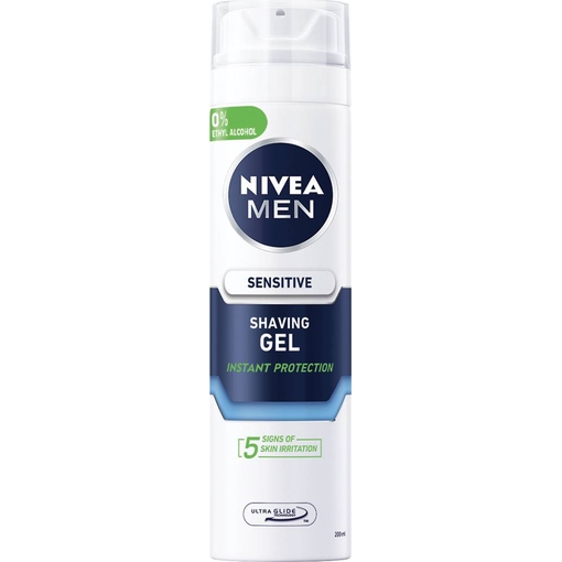 Product Nivea Men Sensitive Gel Ξυρίσματος 200ml base image