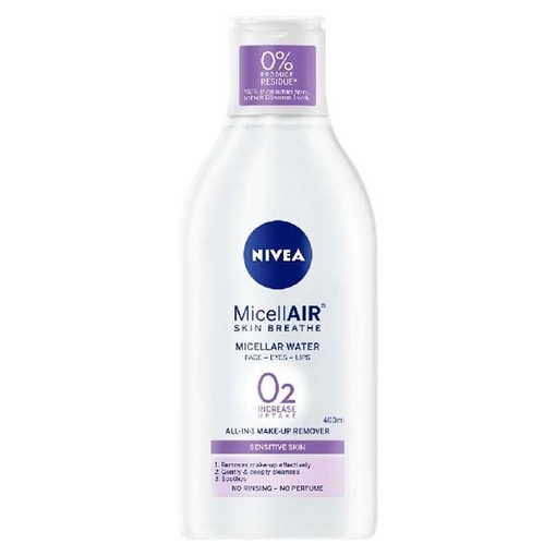 Product Nivea Micellar Νερό Καθαρισμού Sensitive 3-σε-1 400ml base image