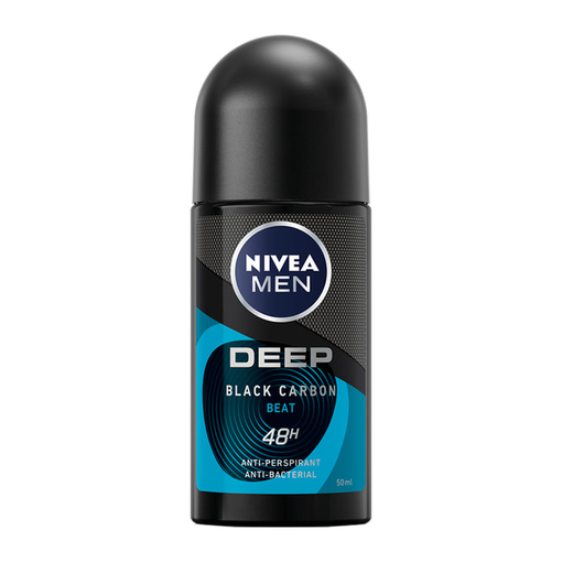 Product Nivea Men Deep Black Carbon Beat Roll-on Men 50ml base image