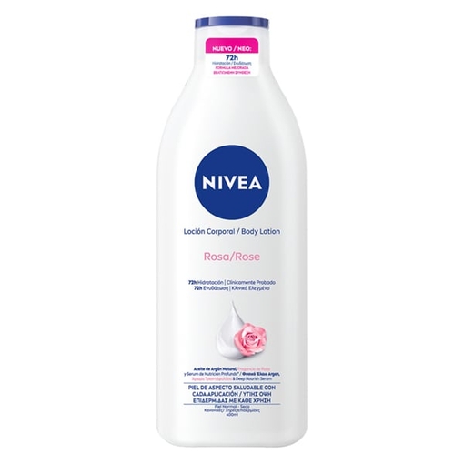 Product Nivea Rose Blossom 5in1 Body Lotion Ενυδατική Λοσιόν Σώματος με Άρωμα Τριαντάφυλλου & Έλαιο Argan 400ml base image