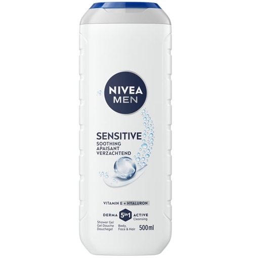 Product Nivea Men Sensitive Soothing Shower Gel 500ml base image