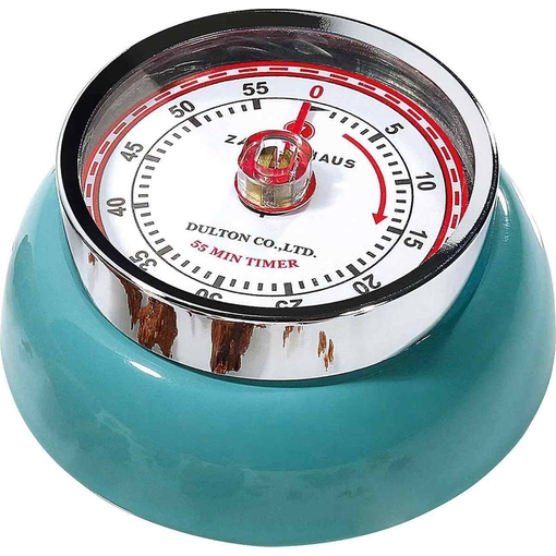 Product Zassenhaus Χρονόμετρο Κουζίνας Μεταλλικό Retro Collection Speed ​​7,2x3,5cm 55min Teal base image