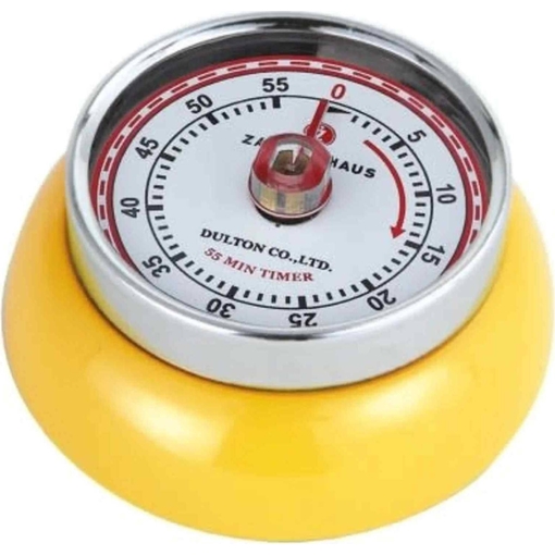 Product Zassenhaus Χρονόμετρο Κουζίνας Μεταλλικό Retro Collection Speed ​​7,2x3,5cm 55min Κίτρινο base image