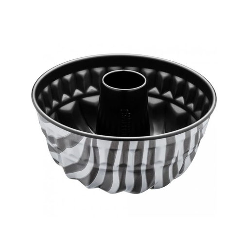 Product Kaiser Go Wild Φόρμα Κέικ Αντικολλητική 22cm Zebrafrica Λευκή/Mαύρη base image