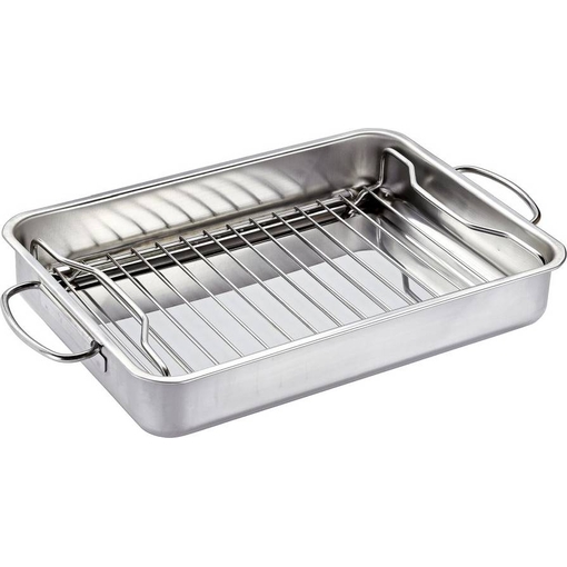 Product Küchenprofi Ταψί Ψησίματος Ανοξείδωτο STYLE 34x24x5,5cm 3,6Lt Ασημί base image
