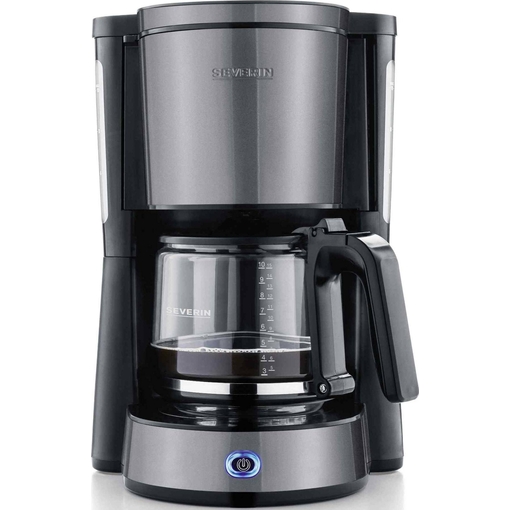 Product Severin Καφετιέρα Φίλτρου Πλαστικό/Γυαλί KA 9572 23,5x33,8x27cm 10 Φλιτζάνια Ανθρακί base image