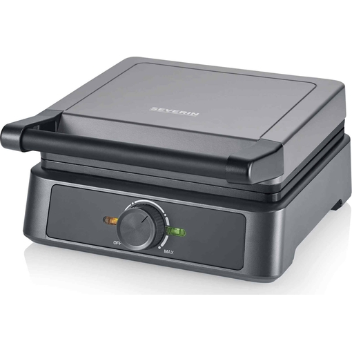 Product Σεβερίν Βαφλιέρα Πλαστικό/Ανοξείδωτο WA 2125 20,3x25,5x10,5cm 2 Βάφλες Ανθρακί/Μαύρο base image