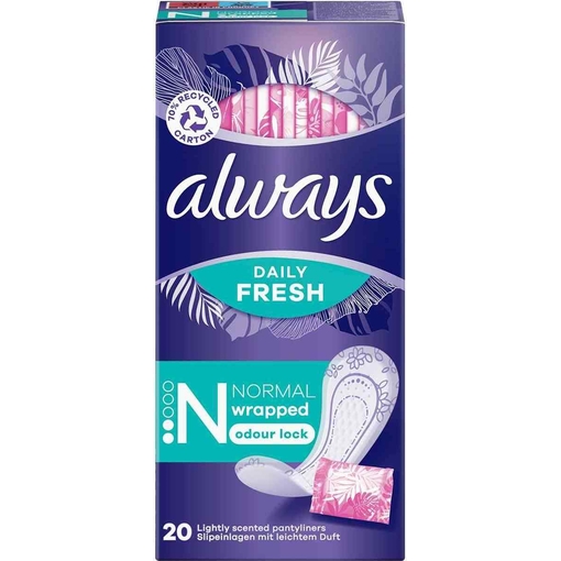 Product Always Σερβιετάκια Dailies Singles Normal - 20τμχ base image