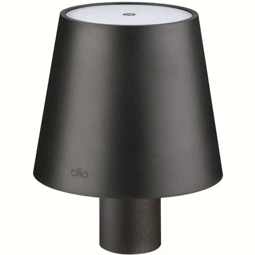 Product Cilio Table Lamp Rechargeable Luce 190687 13cm Dim Led 150lm 2,5W Black base image