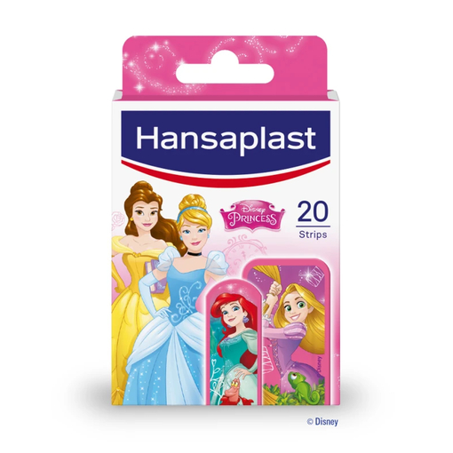 Product Hansaplast Junior Princess Adhesive Bandages - 20 Strips base image