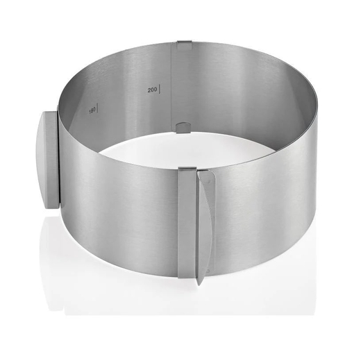 Product Kuchenprofi Stainless Steel Foldable Round 16-30cm. H:8,5cm. base image