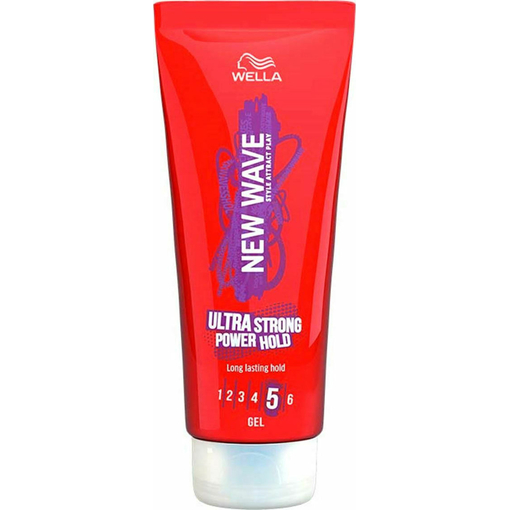 Product Wella New Wave Hair Gel Ultra Strong Power Hold 200ml base image