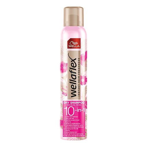 Product Wella Wellaflex 10-in-1 Sensual Rose Dry Shampoo 180ml base image