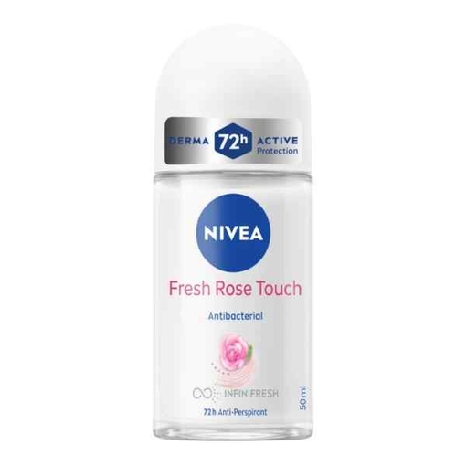 Product Nivea Fresh Rose Touch Roll-On Deodorant 72h 50ml base image