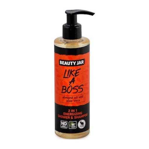 Product Beauty Jar “Like A Boss” 2 Σε 1 Σαμπούαν/Αφρόλουτρο Για Άνδρες 250ml base image