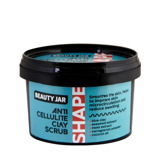 Product Beauty Jar Shape Anti-Cellulite Clay Scrub Απολεπιστικό Αργίλου Kατά Της Κυτταρίτιδας 380g base image