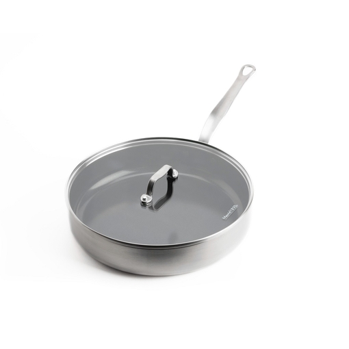 Product Mauviel Flat Pan 28cm Ceramic Non-Stick Classic Aluminium 3-PLY with 3.6L coating base image