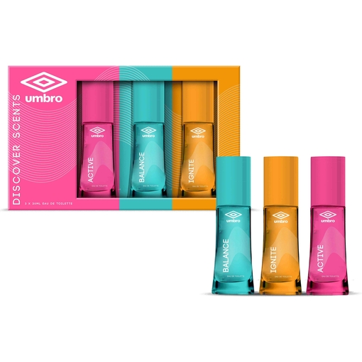 Product Umbro Active Balance Ignite Perfume Set 3x30 base image