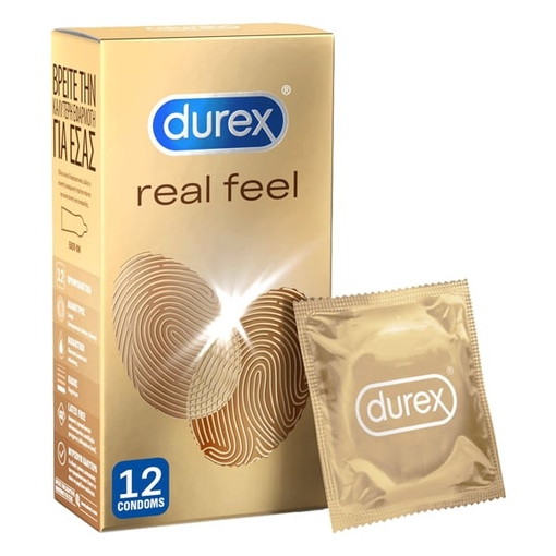 Product Durex Real Feel Προφυλακτικά 12τμχ base image