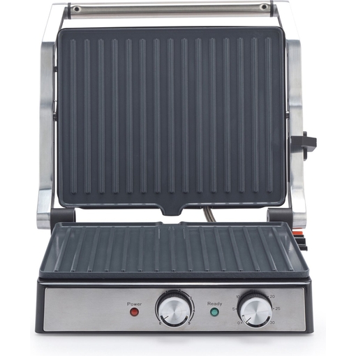 Product Petra Contact Grill 200W Contact Grill Stainless Steel with Plate 29 x 23cm Black base image