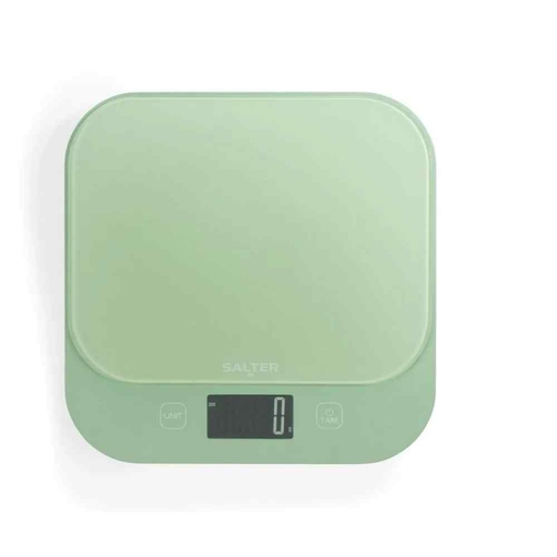 Product Salter British Bakes Digital Kitchen Scale Glass 10kg - Green base image