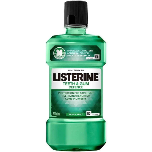 Product Listerine Teeth & Gum Defence Mouthwash 500ml base image