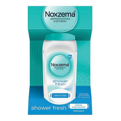 Product Noxzema Shower Fresh Natural Deodorant Roll-On 50ml base image