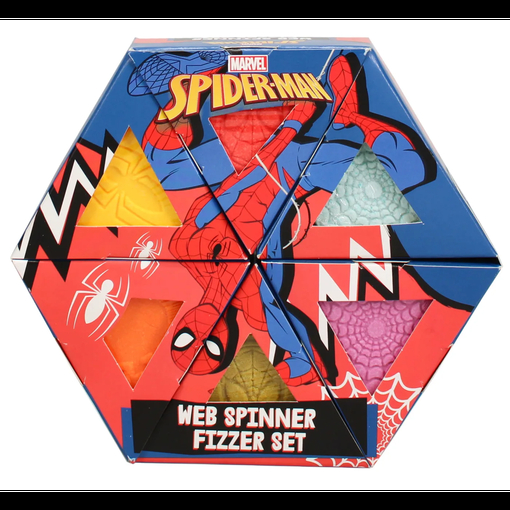 Product Lorenay Spiderman Web Spinner Bath Fizzers 25g base image