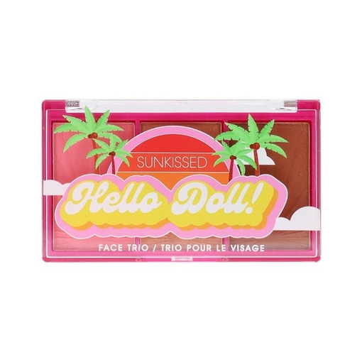 Product Sunkissed Hello Doll Face Trio Palette - Blusher, Highlighter, and Bronzer base image