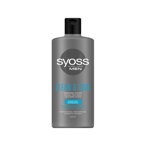 Product Syoss Ανδρικό Σαμπουάν Men Clean & Cool 440ml base image