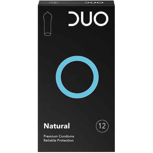 Product Duo Natural Προφυλακτικά Κανονικά με Λιπαντική Επίστρωση 12τεμ base image