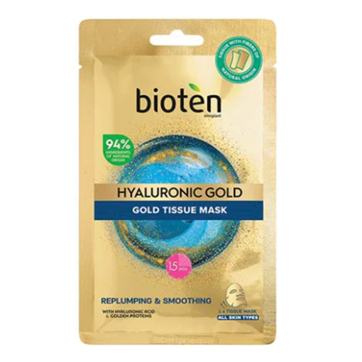 Product Bioten Hyaluronic Gold Tissue Mask 25ml base image