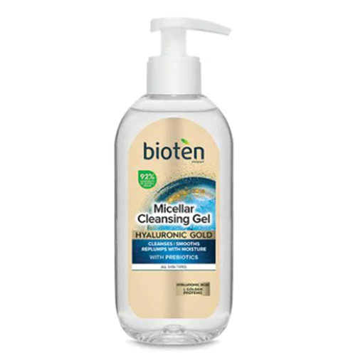 Product Bioten Hyaluronic Gold Micellar Cleansing Gel 200ml base image