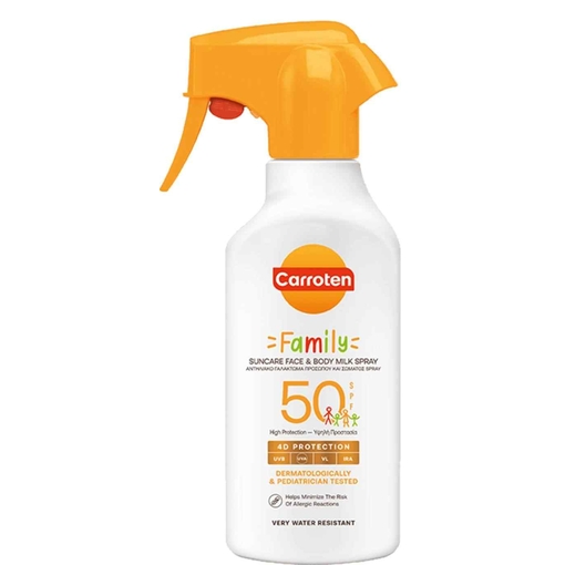 Product Carroten Family Suncare Αντηλιακό Γαλάκτωμα Προσώπου & Σώματος SPF50 270ml base image