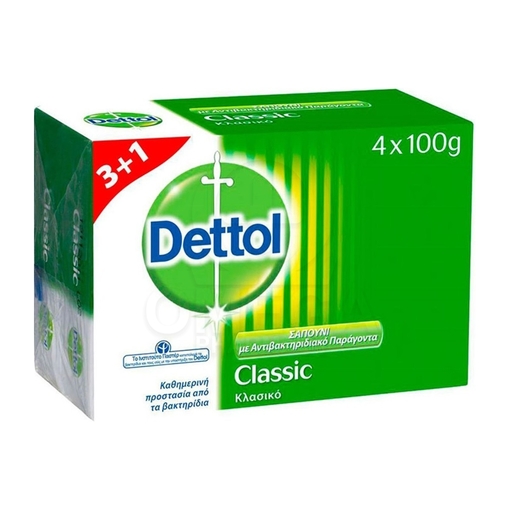 Product Dettol Classic Σαπούνι 3x100g base image