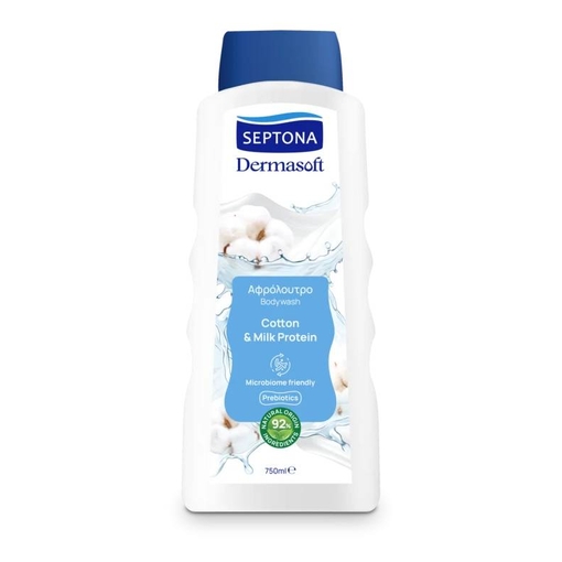 Product Septona Dermasoft Bodywash Cotton & Milk Protein Σώματος 750ml base image