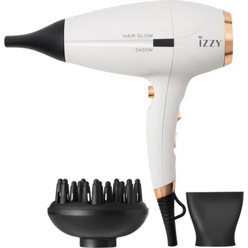 Product Izzy Hair Glow IZ-7214 Σεσουάρ Μαλλιών με Κρύο Αέρα 2400W base image