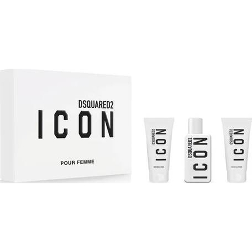Product Dsquared2 Icon Women's Fragrance Set Eau De Parfum 50ml & Shower Gel 50ml & Body Lotion 50ml base image