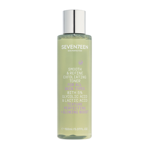 Product Seventeen Smooth & Refine Exfoliating Toner Απολεπιστική Τονωτική Λοσιόν με 5% AHA για Όλους τους Τύπους Επιδερμίδας 150ml base image