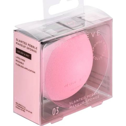 Product Mon Reve Slanted Pebble Make Up Makeup Sponge 1pc base image